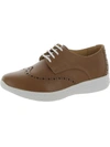DRIVER CLUB USA RALEIGH WOMENS LEATHER LACE-UP OXFORDS