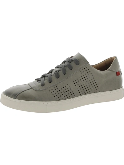 Marc Joseph Astro Womens Leather Lifestyle Casual And Fashion Sneakers In Grey