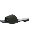Sanctuary Club 2.0 Womens Leather Quilted Slide Sandals In Multi