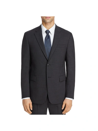 Theory Bowery Mens Wool Two Button Suit Jacket In Black