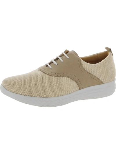 Driver Club Usa Greenville Womens Lightweight Slip-on Casual And Fashion Sneakers In Beige