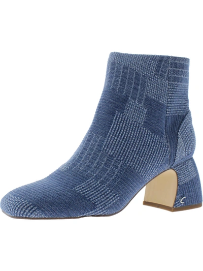 Circus By Sam Edelman Ozzie Womens Ankle Boots In Blue