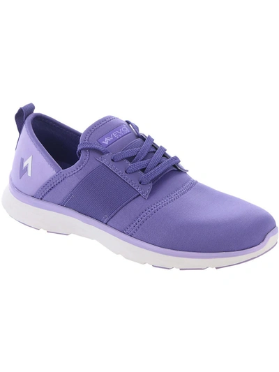 Vevo Active Aly Womens Fitness Lifestyle Athletic And Training Shoes In Purple