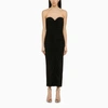Costarellos Gathered Aveline Bodice Dress In Black