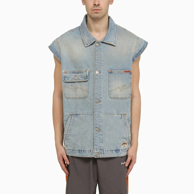 MARTINE ROSE MARTINE ROSE | MULTI-POCKET DENIM WAISTCOAT