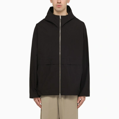 STUDIO NICHOLSON STUDIO NICHOLSON NAVY BLUE JACKET IN COTTON BLEND