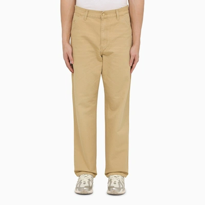 Carhartt Beige Trousers Single Knee