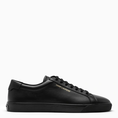 Saint Laurent Andy Low-top Trainers In Black Leather