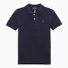 Polo Ralph Lauren Embroidered-logo Polo Shirt In Blue
