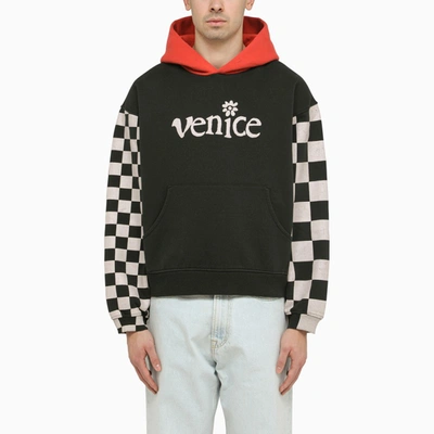 ERL ERL VENICE BLACK/WHITE HOODIE