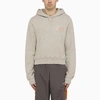 Martine Rose Melange Grey Cotton Sweatshirt In Grey