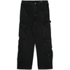 Axel Arigato Straight Fit Cargo Jeans With Utility Pockets In Black