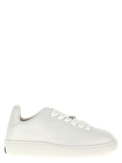 Burberry 'box' Sneakers In White