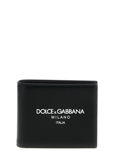Dolce & Gabbana Logo Bifold Wallet In Multicolor