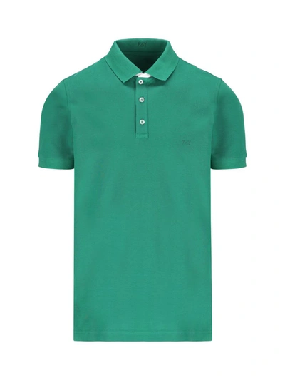 Fay T-shirts And Polos In Medium Green Bell Pepper