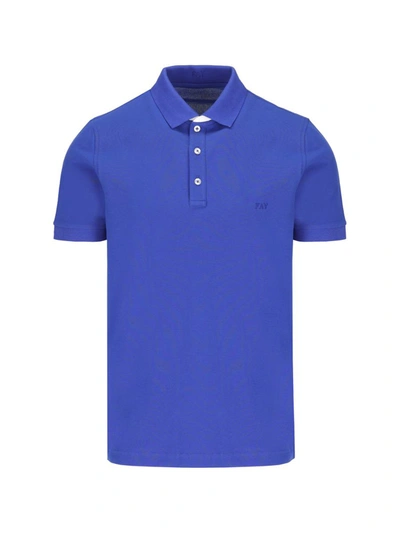 Fay Cotton Polo Shirt In Blue