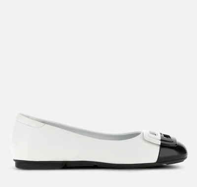 Hogan Flat Shoes In White