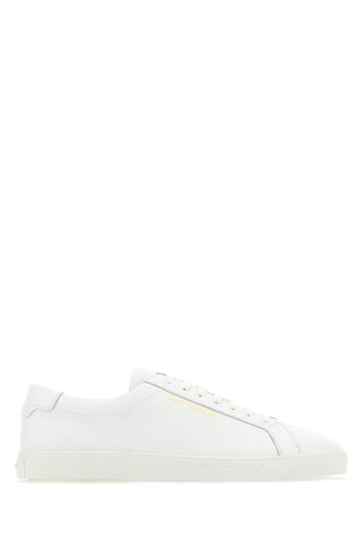 Saint Laurent White Andy Sneakers