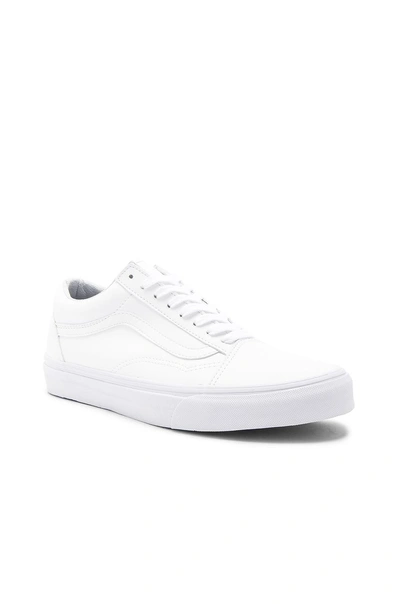 Vans White Og Old Skool Lx Vlt Sneakers