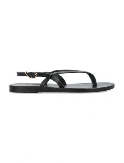 Ancient Greek Sandals Synthesis In Black
