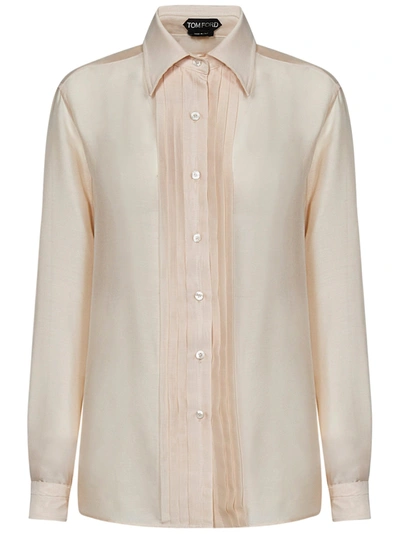 Tom Ford Camicia  In Ivory