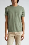 Tom Ford Cotton Jersey Crewneck T-shirt In Pale Army