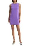 Theory Easy Mini Shift Dress In Bright Peony