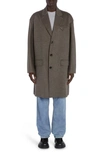 Bottega Veneta Men's Wool-cashmere Topcoat In Peppercorn Melange