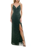SPEECHLESS SEQUIN GOWN