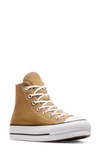 Converse Chuck Taylor All Star Lift Platform Sneaker In Trek Tan/ White/ Black