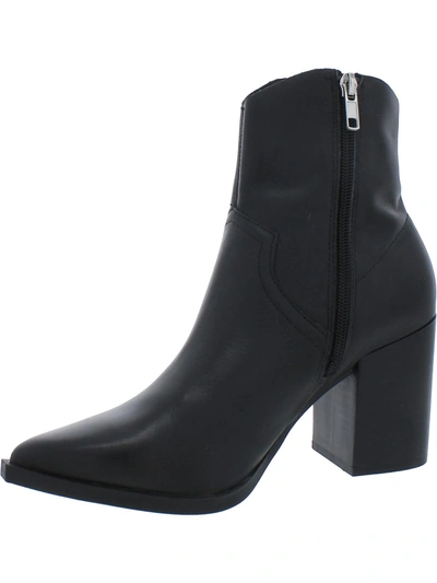 Steve Madden Cate Womens Pointed Toe Booties Ankle Boots In Black