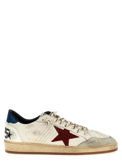 Golden Goose Man Sneaker Ball Star St.rossa In Multicolor