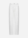 Loulou Studio Samur Cotton Denim Jeans In White