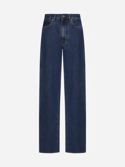 Loulou Studio Jeans In Washed Blue