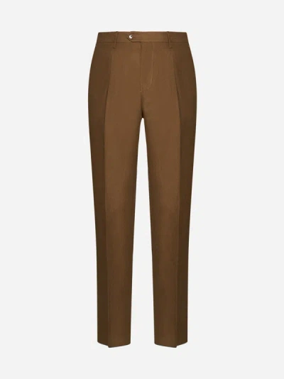 Etro Trousers In Sand