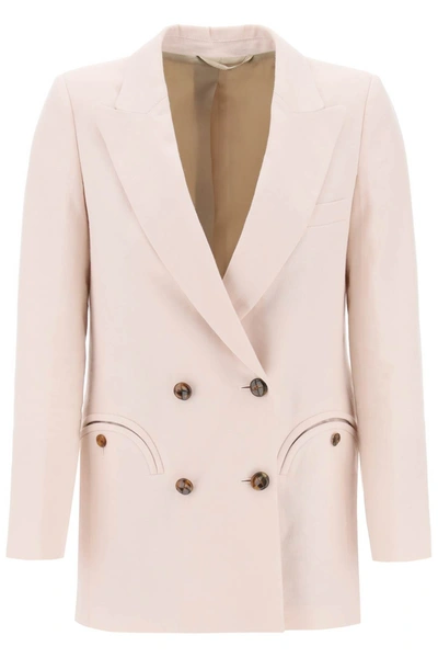 Blazé Milano "sun At Noon" Jacket In Pink