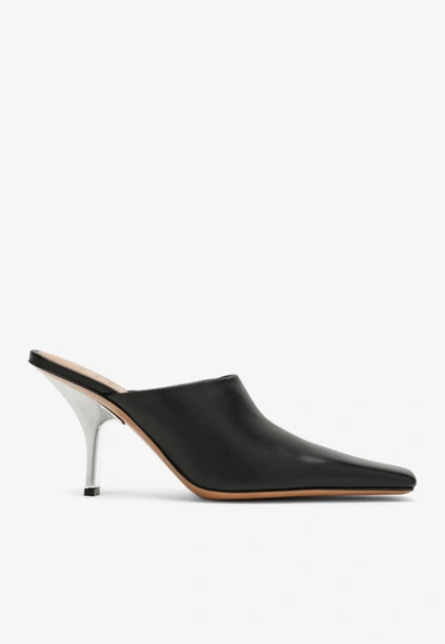 Marni Mules Mit Eckiger Kappe In Black