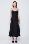 Jonathan Simkhai Analise Dress In Black