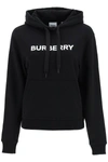 BURBERRY BURBERRY POULTER HOODIE WITH LOGO PRINT WOMEN