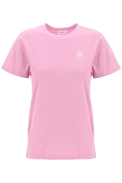 Isabel Marant Étoile Isabel Marant Etoile Aby Regular Fit T-shirt In Pink