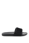 Jimmy Choo Men's Slides With Logo In Black