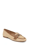 Naturalizer Lola 2 Slip-on Buckle Flats In Warm Tan Fabric