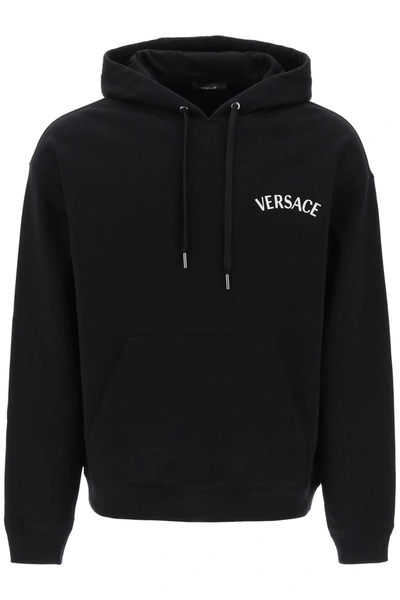 Versace Black Cotton Sweatshirt