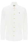 VIVIENNE WESTWOOD VIVIENNE WESTWOOD GHOST SHIRT WITH ORB EMBROIDERY MEN