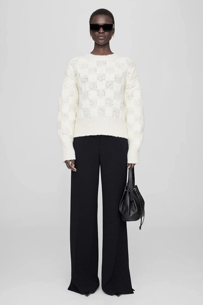 Anine Bing Bennett Sweater In Ivory