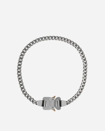 ALYX METAL BUCKLE NECKLACE SILVER