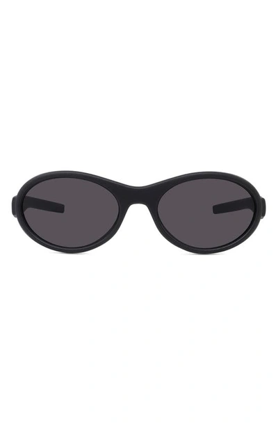 Givenchy Gv Ride Round Sunglasses, 55mm In Black/gray Solid
