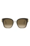 Fendi First Acetate Cat-eye Sunglasses In Dark Havana