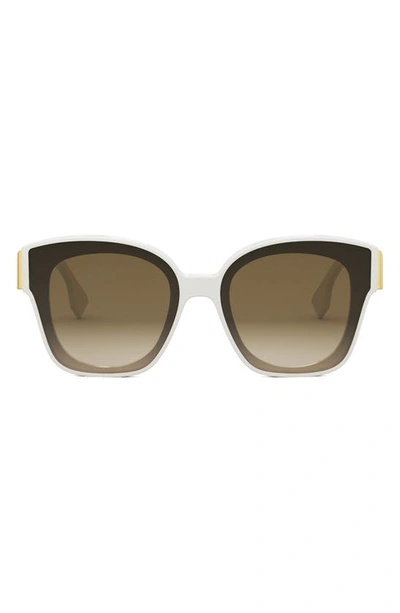 Fendi First Acetate Cat-eye Sunglasses In Dark Havana