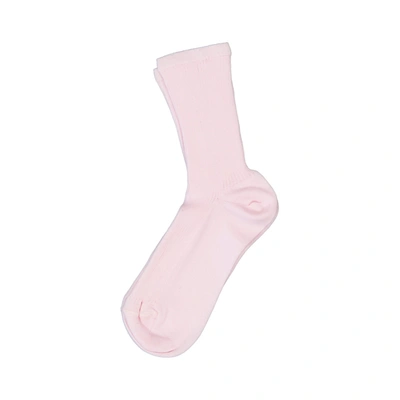 Max Mara Andrea Cotton Socks In Pink